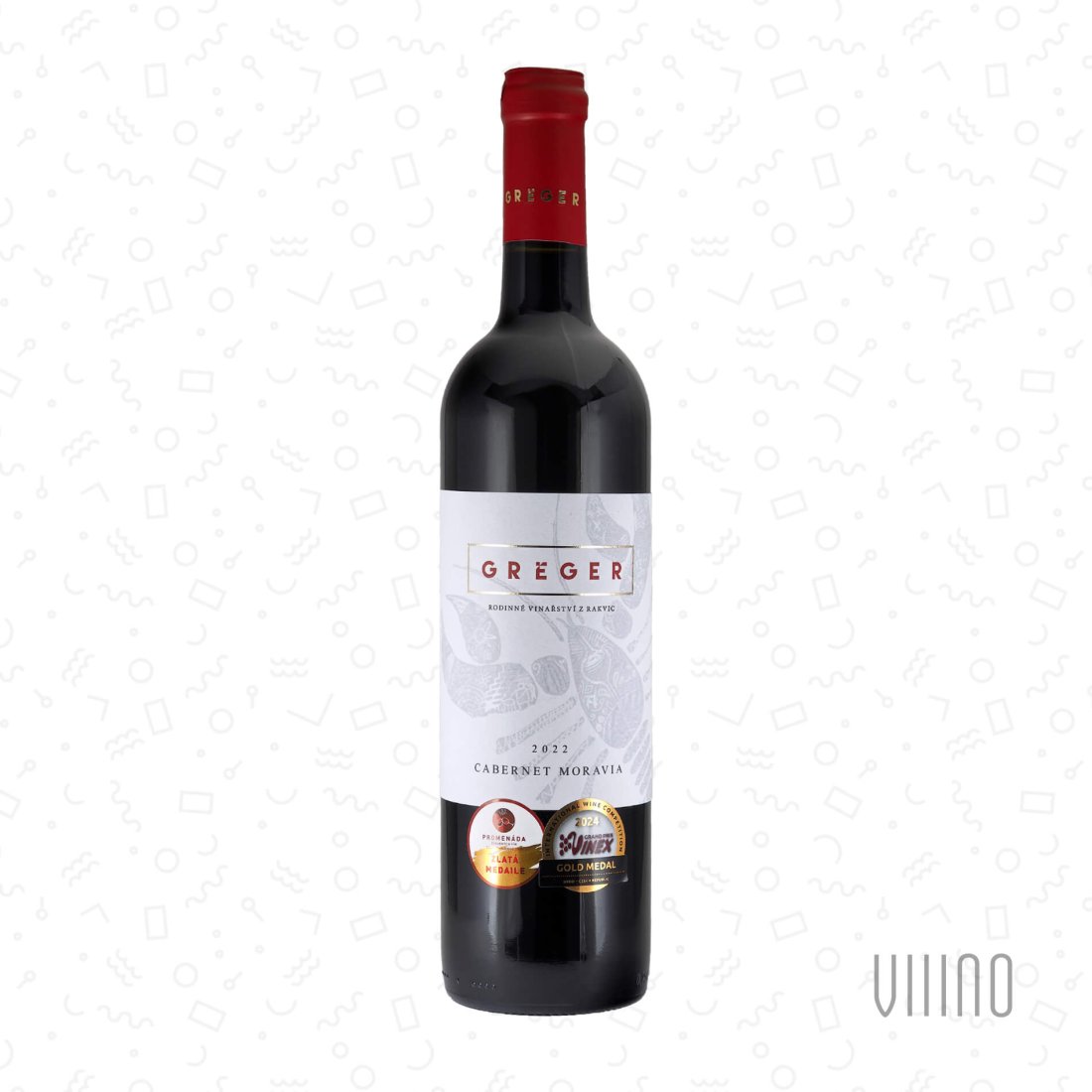 Cabernet Moravia 2022 moravské zemské víno GRÉGER "Kozí horky" suché š. 33CM/22